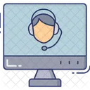 Computer Screen Communication Icon