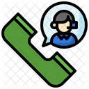 Call Center Assistance Phone Icon