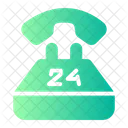 24 Hours Call Center  Icon
