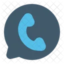 Call Center Telephone Whatsapp Icône