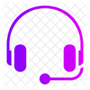 Call Center Headset Microphone Icon