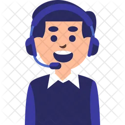 Call Center Agent  Icon