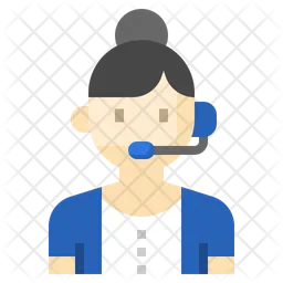 Call Center Agent  Icon