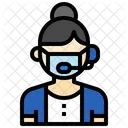 Call Center Agent  Icon