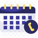 Calendario Da Central De Atendimento Icon