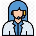 Callcenter Betreiber Kundensupport Symbol