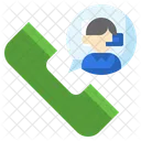 Call Center Assistance Phone Icon