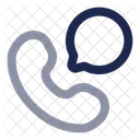 Call Chat Rounded Message Communication Icon