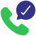 Call Checked Phone Checked Call Icon