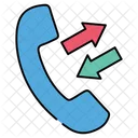 Call Diversion Call Transfer Call Exchange Icon