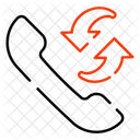 Call Diversion Call Transfer Call Exchange Icon