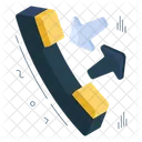 Call Diversion Call Transfer Call Exchange Icon