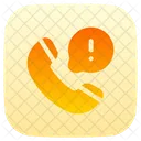 Call Error About Exclamation Mark Icon