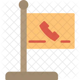 Call Flag  Icon