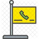 Call Flag  Icon