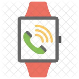 Call From Smartwatch Logo Icon
