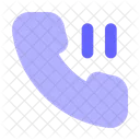 Call Communication Phone Pause Icon