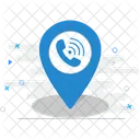 Call Location Pin Point Locator Symbol