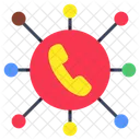 Call Networking Call Connection Telecommunication Icon