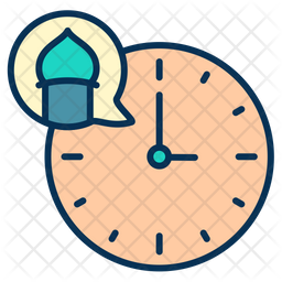 Clock Timer Blue Icon PNG vector in SVG, PDF, AI, CDR format