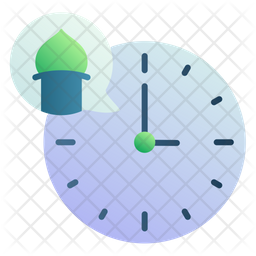 Clock Timer Blue Icon PNG vector in SVG, PDF, AI, CDR format