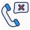 Call Rejected Customer Call Phone Icon