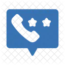 Call Review Support Rating Call Icon