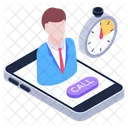 Video Call Time Call Schedule Call Reminder Icon