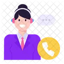 Customer Services Call Services Call Agent Icon