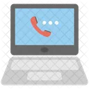 Live Call Online Icon