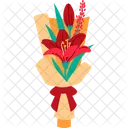Lily Bouquet Flowers Icon