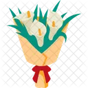Calla Lily Bouquet Flowers Icon