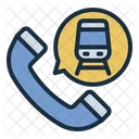 Callcenter Support Eisenbahn Icon