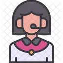 Callcenter Kommunikation Management Symbol