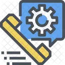 Callcenter Kundenbetreuung Anruf Symbol