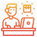 Callcenter Logistik Kunde Symbol