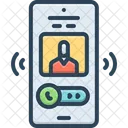 Called Video Call Phone Icon