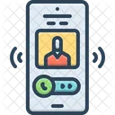 Called Video Call Phone Icon