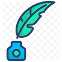 Calligraphy Feather Quinn Feather Icon