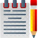 Calligraphy Careless Document Icon