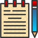 Calligraphy Careless Document Icon