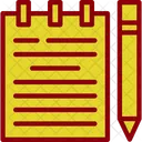 Calligraphy Careless Document Icon