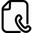 Calling File Call File Icon