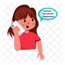 Calling Girl  Icon