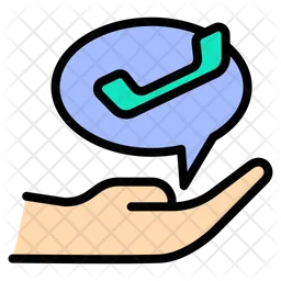 Calling Hand  Icon