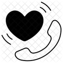Calling Heart Love Valentine Icon