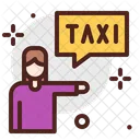 Calling Taxi  Icon