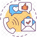 Message Call Communication Icon