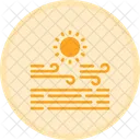 Calm Day Tranquil Weather Still Conditions Icon