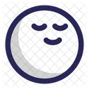 Calm Relax Emoji Icon